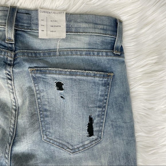 • Current/Elliott • Stiletto Skinny Jeans Meridian - Picture 13 of 15
